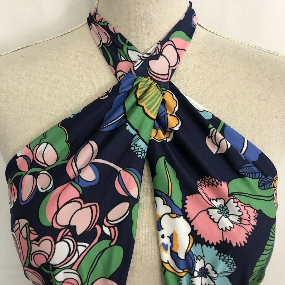 Modcloth The Bethany Floral One-Piece Swimsuit M - Picture 3 of 8